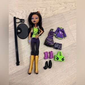 Monster High I Heart Fashion Clawdeen Wolf Doll  Mattel HTF RARE
